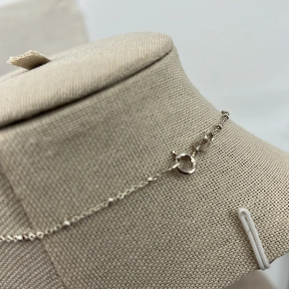 🏖️ Vintage Italy 925 Sterling Silver Blue Flip Flop Pendant Necklace - Picture 5 of 12